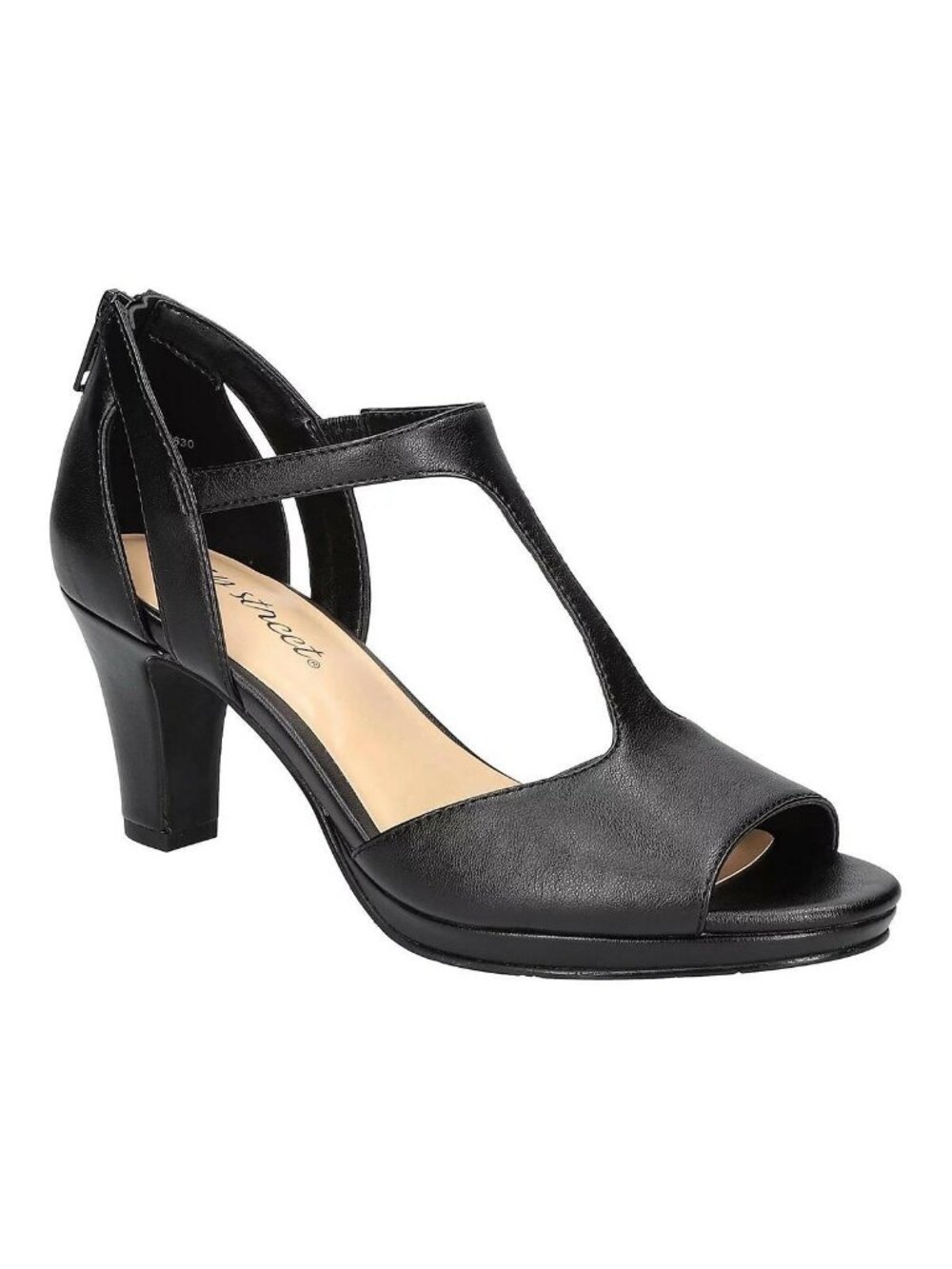Easy Street Flash Dress Heels – Women’s Strappy Open Toe Heels, Size 10